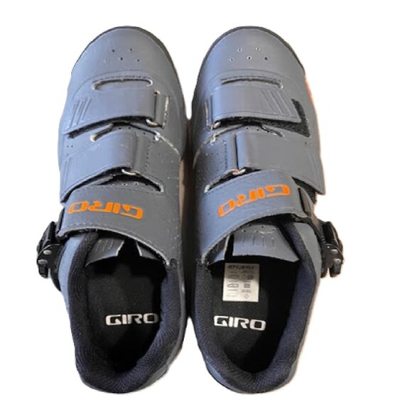 Giro Privateer R Cycling Shoes MTB 42 Men\'s US 9  Dark Shadow Flame Orange main image 11